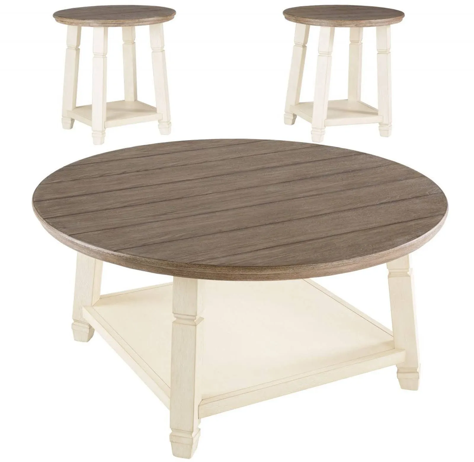 Bolanbrook Two-Tone Occasional Table Set (Set of 3)