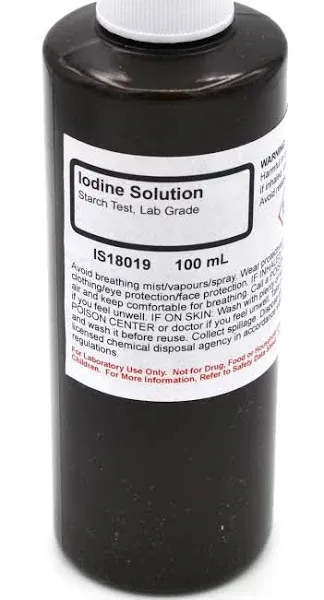 Laboratory-Grade Iodine Solution, 100ml - The Curated Chemical Collection