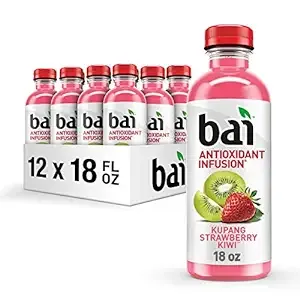 Bai Kupang Strawberry Kiwi  Antioxidant Infused Beverage  18 fl oz bottle (Pack of 12) Kupang Strawberry Kiwi 18 Fl Oz (Pack of 12)