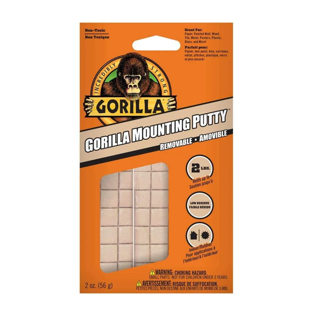 Gorilla Mounting Putty - 2 oz