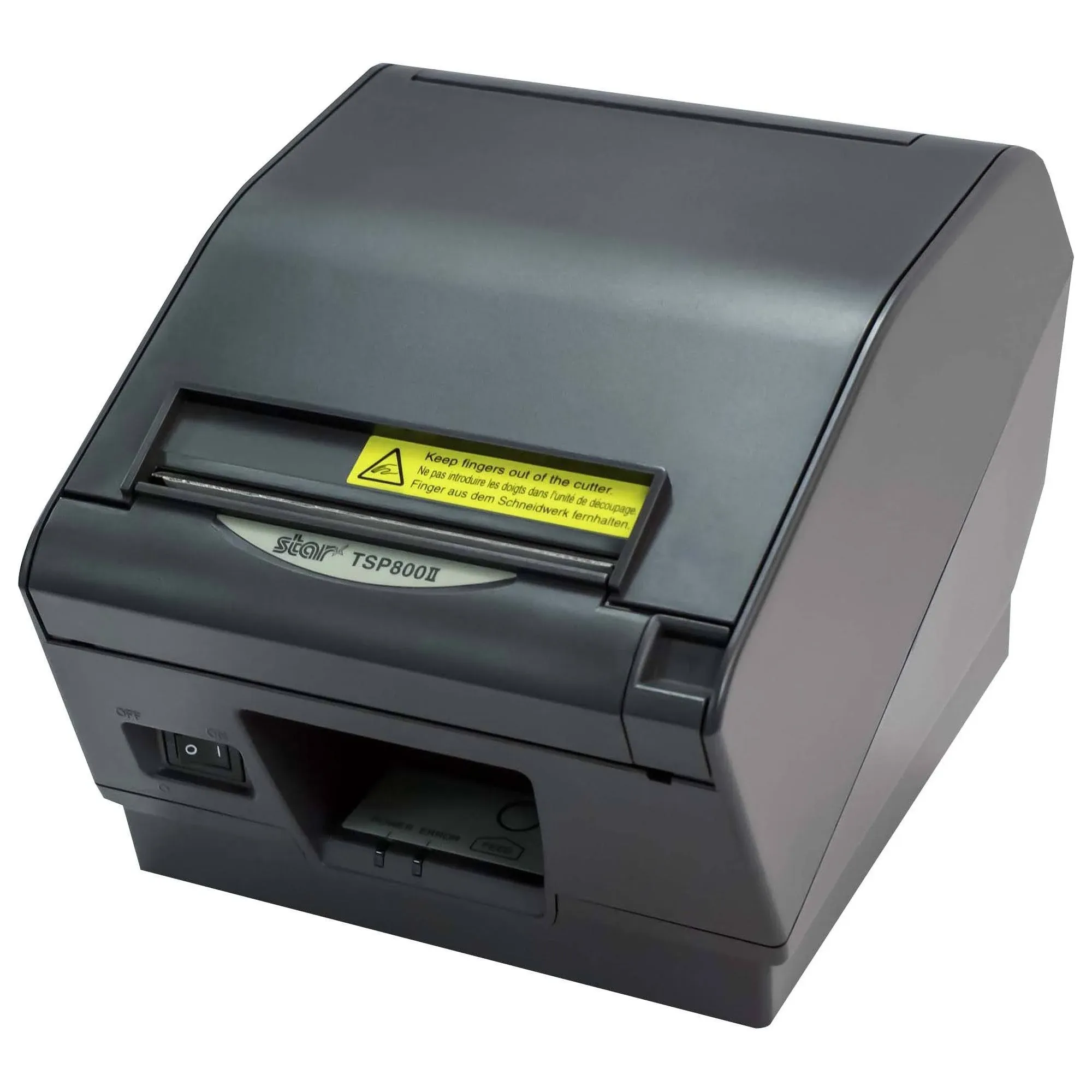 Star Micronics TSP800II Thermal Receipt and Label Printer USB - Cutter External Power Supply Needed Gray