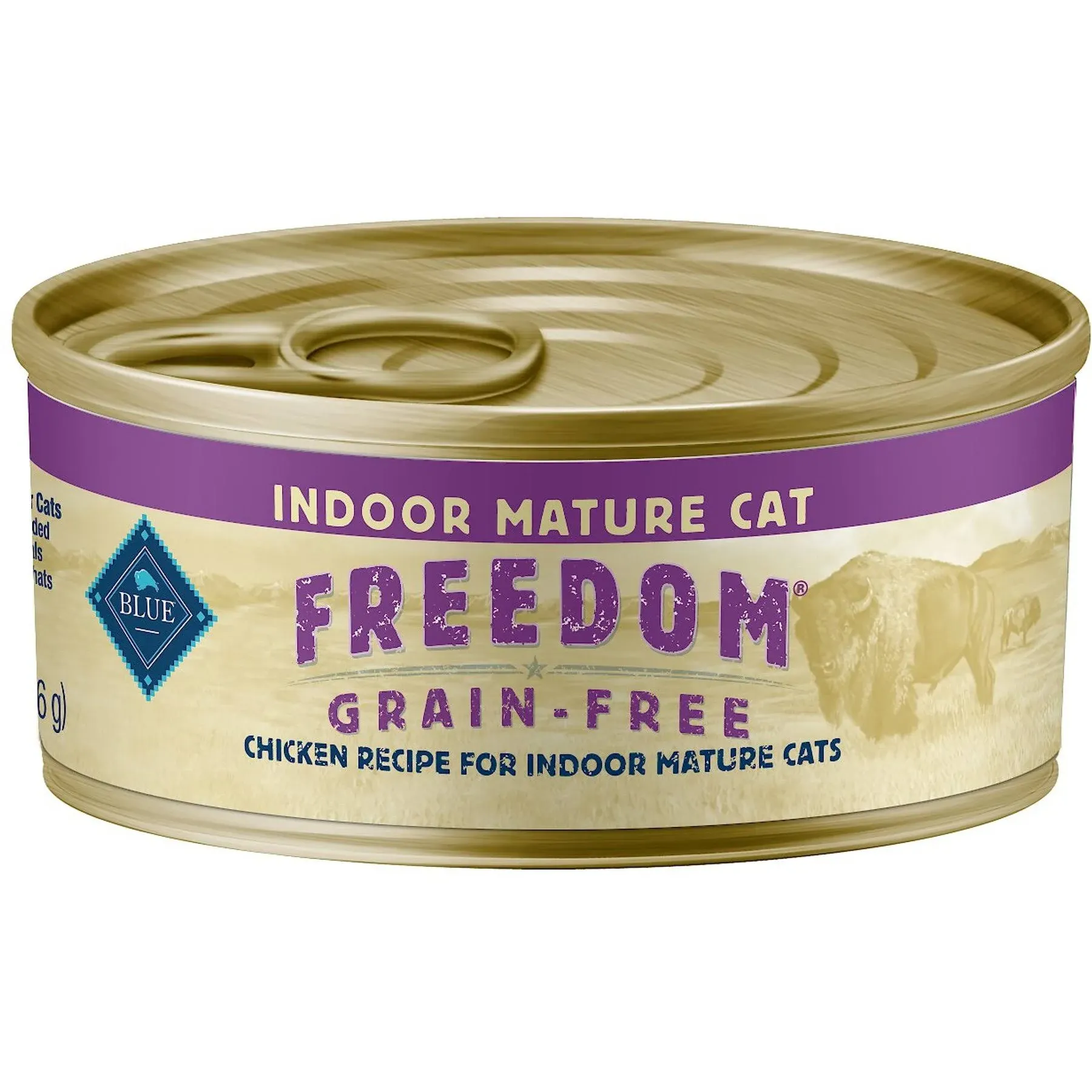 Blue Buffalo Freedom Grain-Free Adult Indoor Chicken Recipe Canned Cat Food 5.5-oz, Case of 24