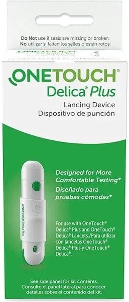 One Touch Delica Plus Lancing Device with 25 Pcs Lancets