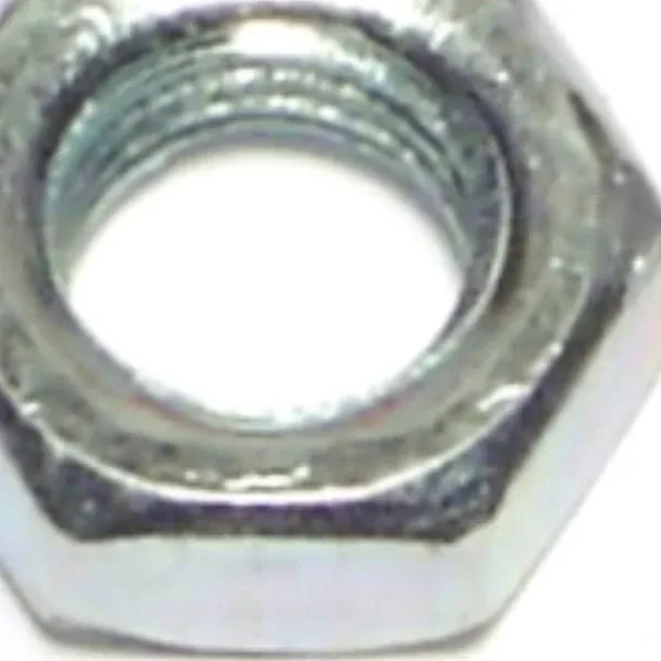 5/16"-24 x 9/16" Zinc Plated Steel Fine Thread Hex Jam Nuts