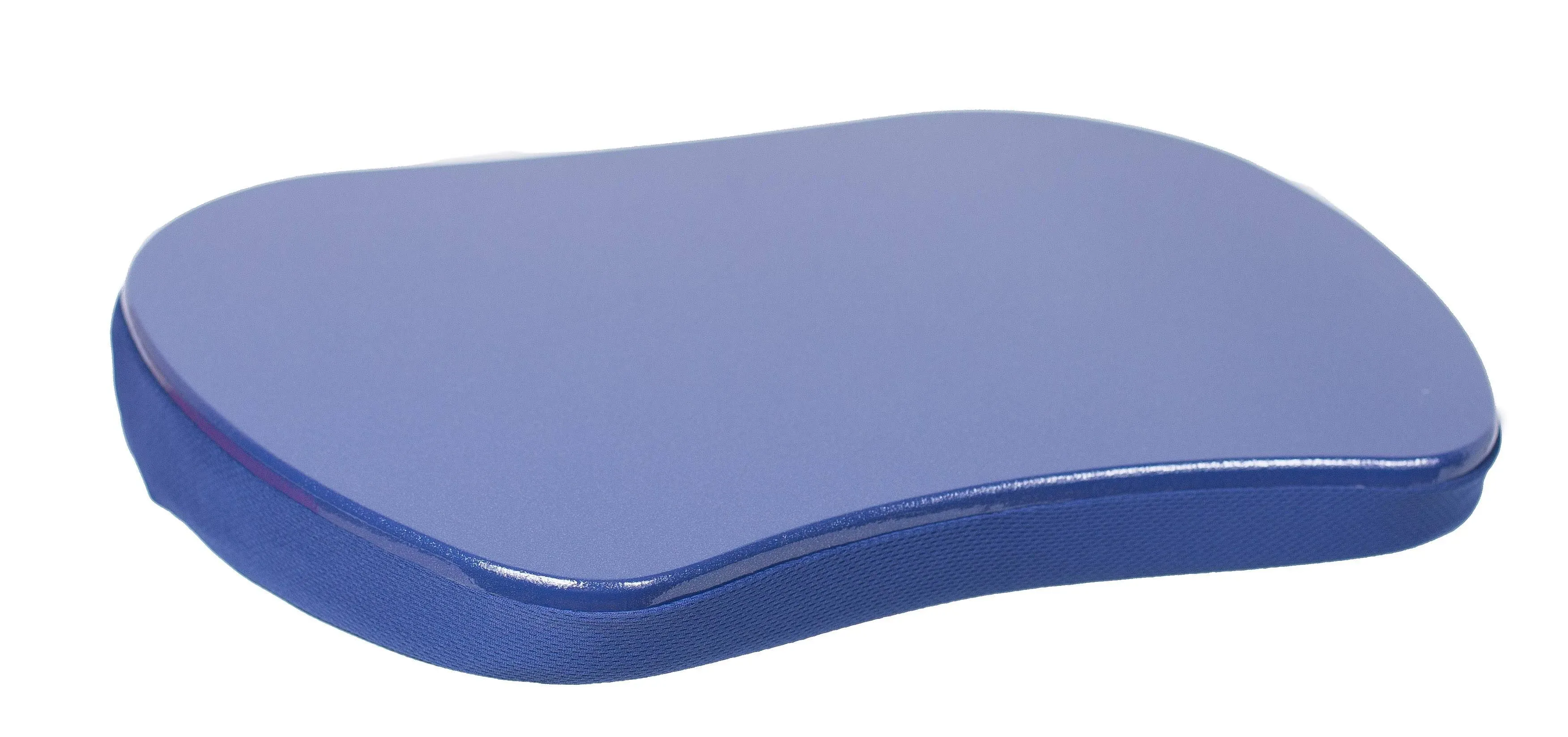 Mini Lap Desk Bed Table with Memory Foam - Blue - Work from Home - Laptop Lap Tray Desk - Travel Portable Desk - Great for Reading Writing Coloring on Bed Couch - Handle