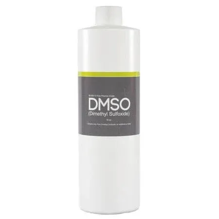 DMSO 16 oz. Pure 99.995% Low odor Sterile USP Pharma Grade Dimethyl Sulfoxide