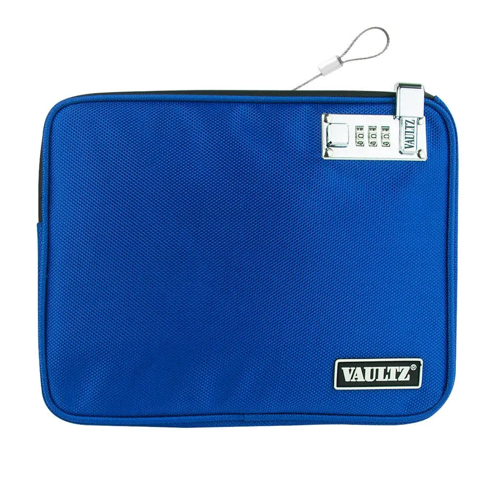 Vaultz Locking Pool Pouch with Tether Medium Blue (VZ00724)