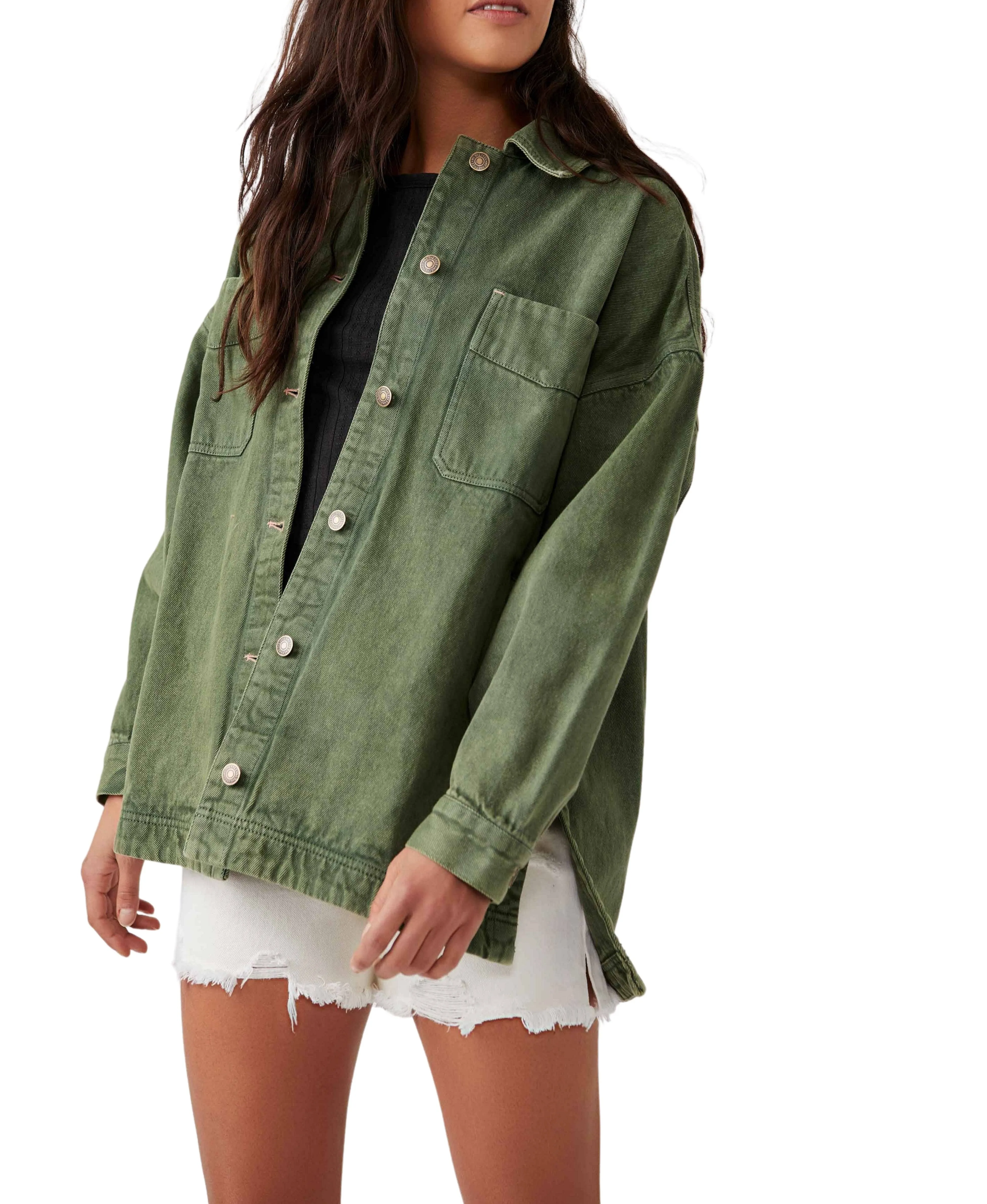 Free People Madison City Twill Jacket