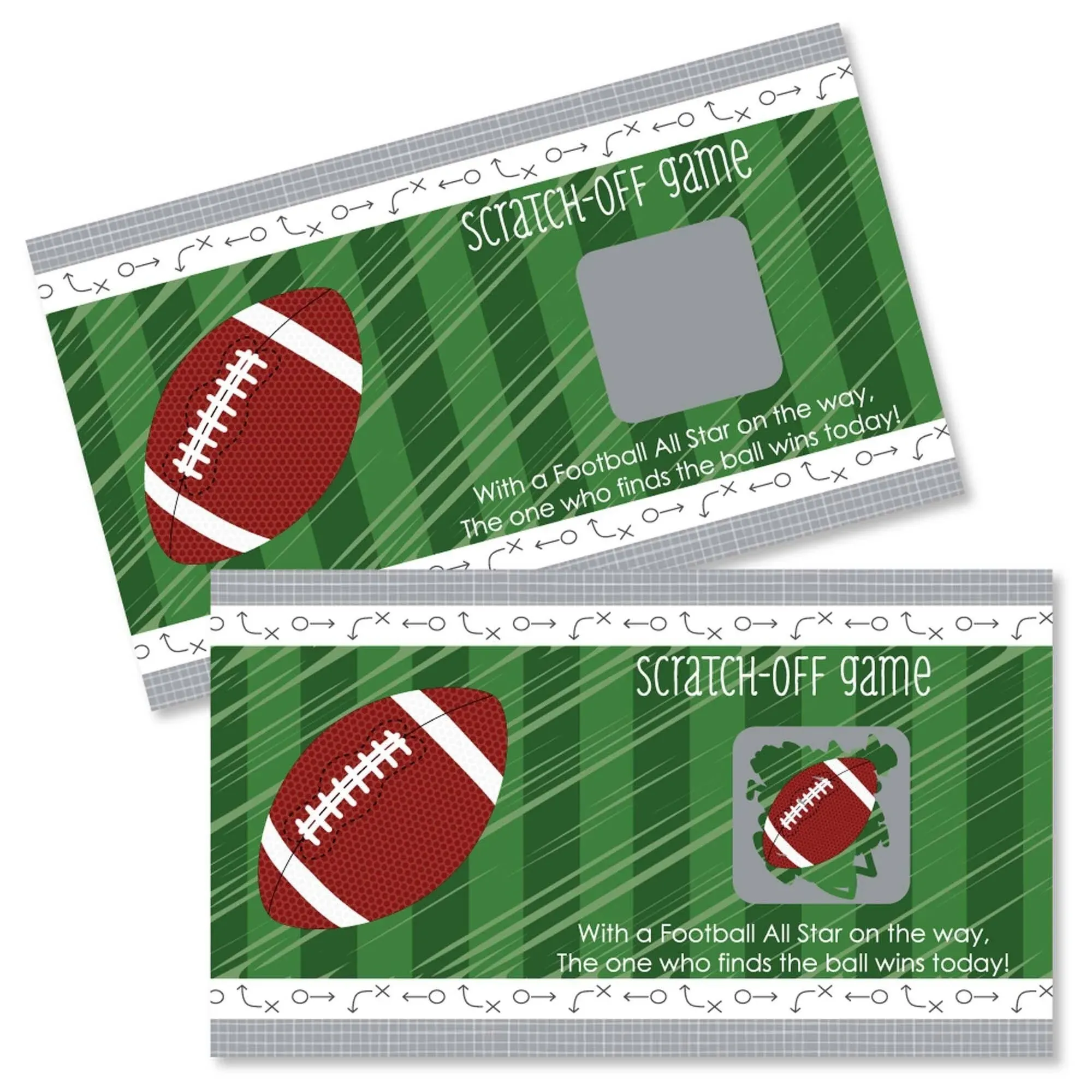 End Zone - Football - Birthday Party Decor - Cupcake Wrappers - 12 Ct