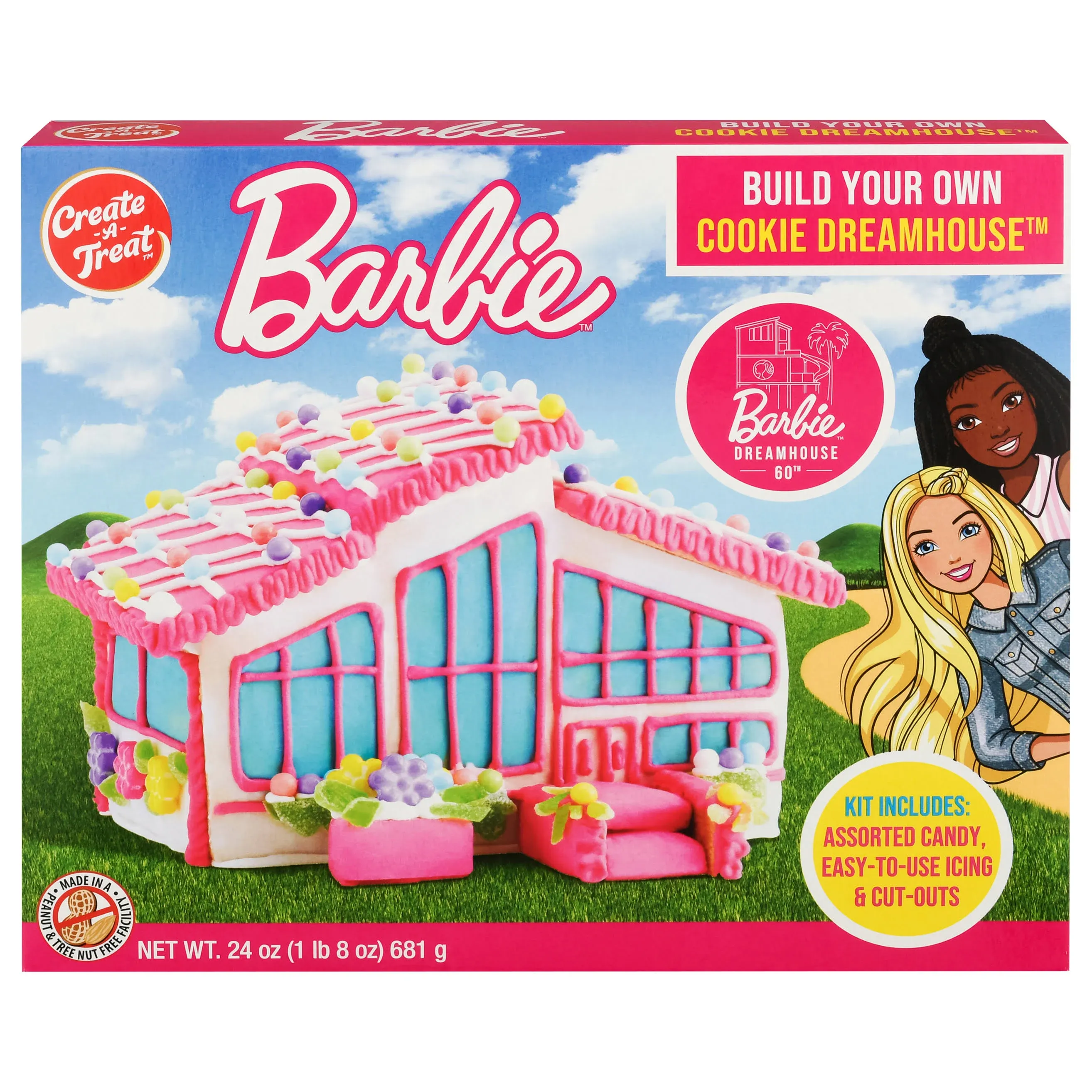 Create-A-Treat Cookie Dreamhouse, Build Your Own, Barbie - 24.01 oz