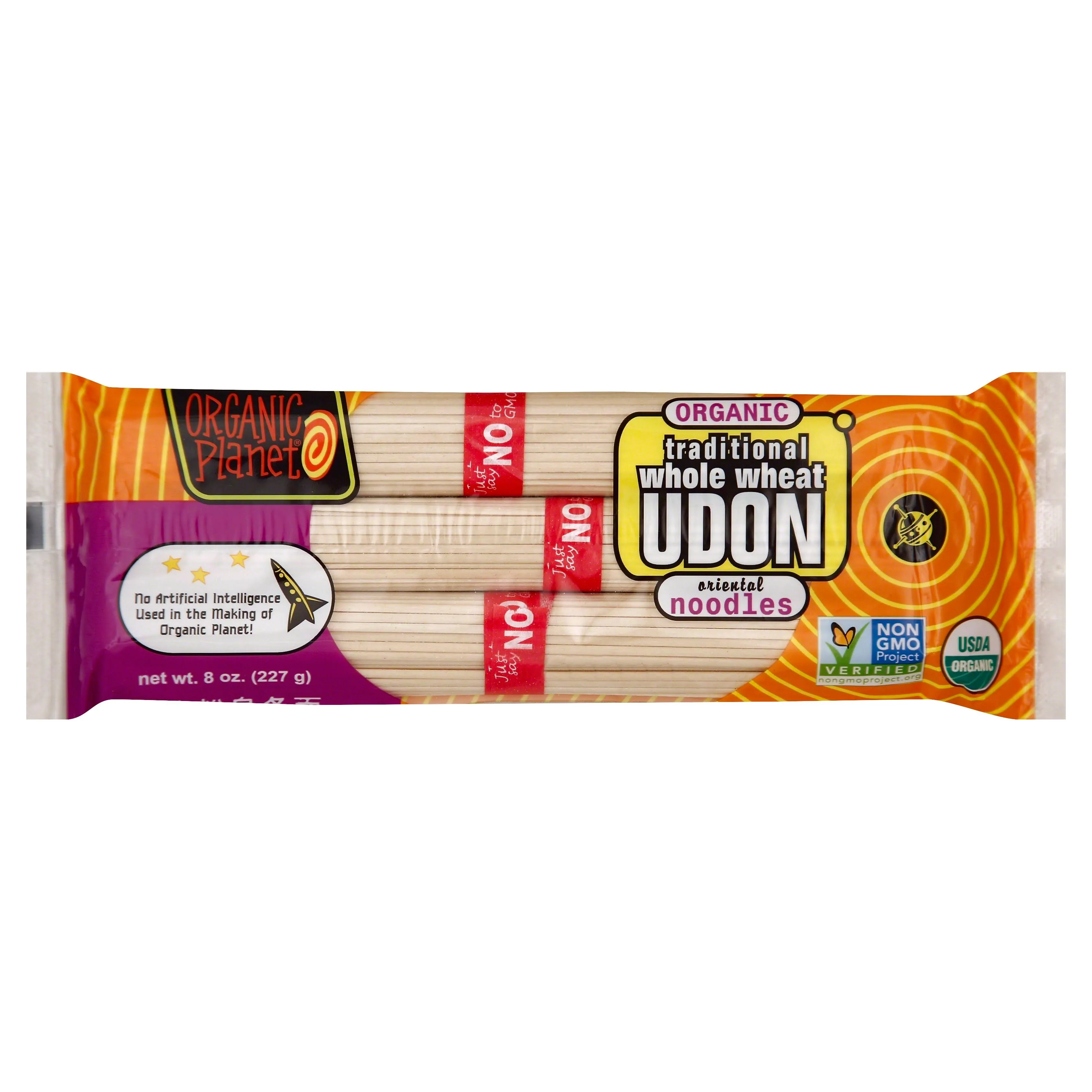 Organic Planet Udon, Organic, Traditional Whole Wheat - 8 oz