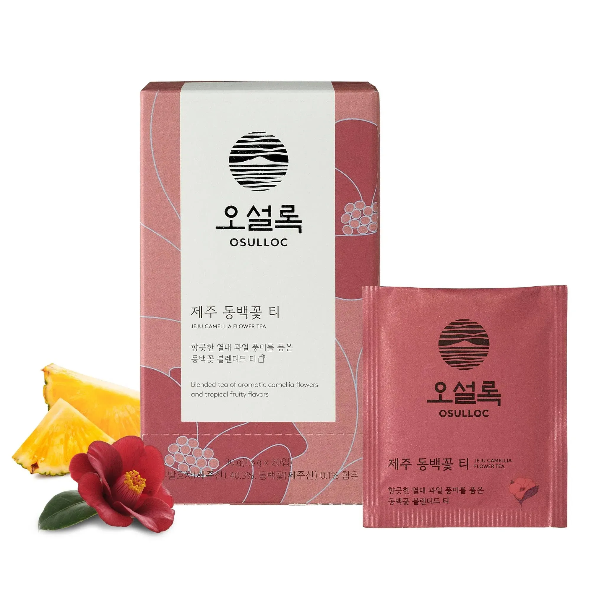 OSULLOC Jeju Camellia Flower Tea 20ea