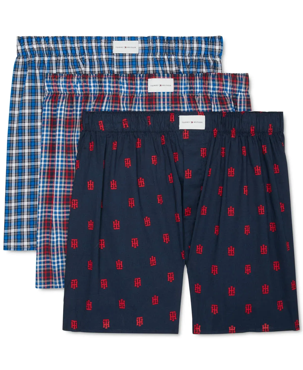 Tommy Hilfiger Men's Cotton Classics 3-Pack Woven Boxers