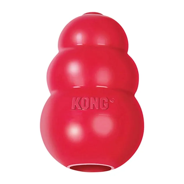 Classic KONG Hard Rubber Dental Dog Toys - XX-Large King, red