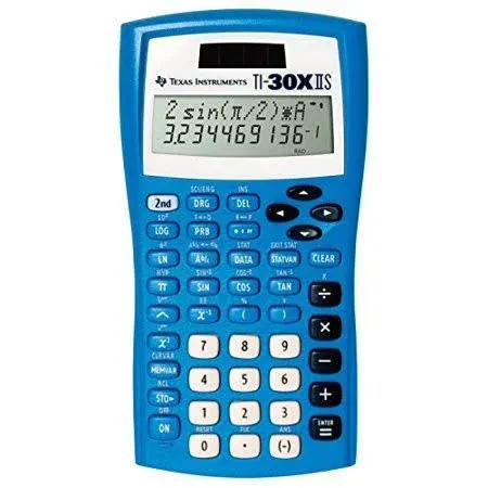 Texas Instruments Ti-30xiis Scientific Calculator - Blue