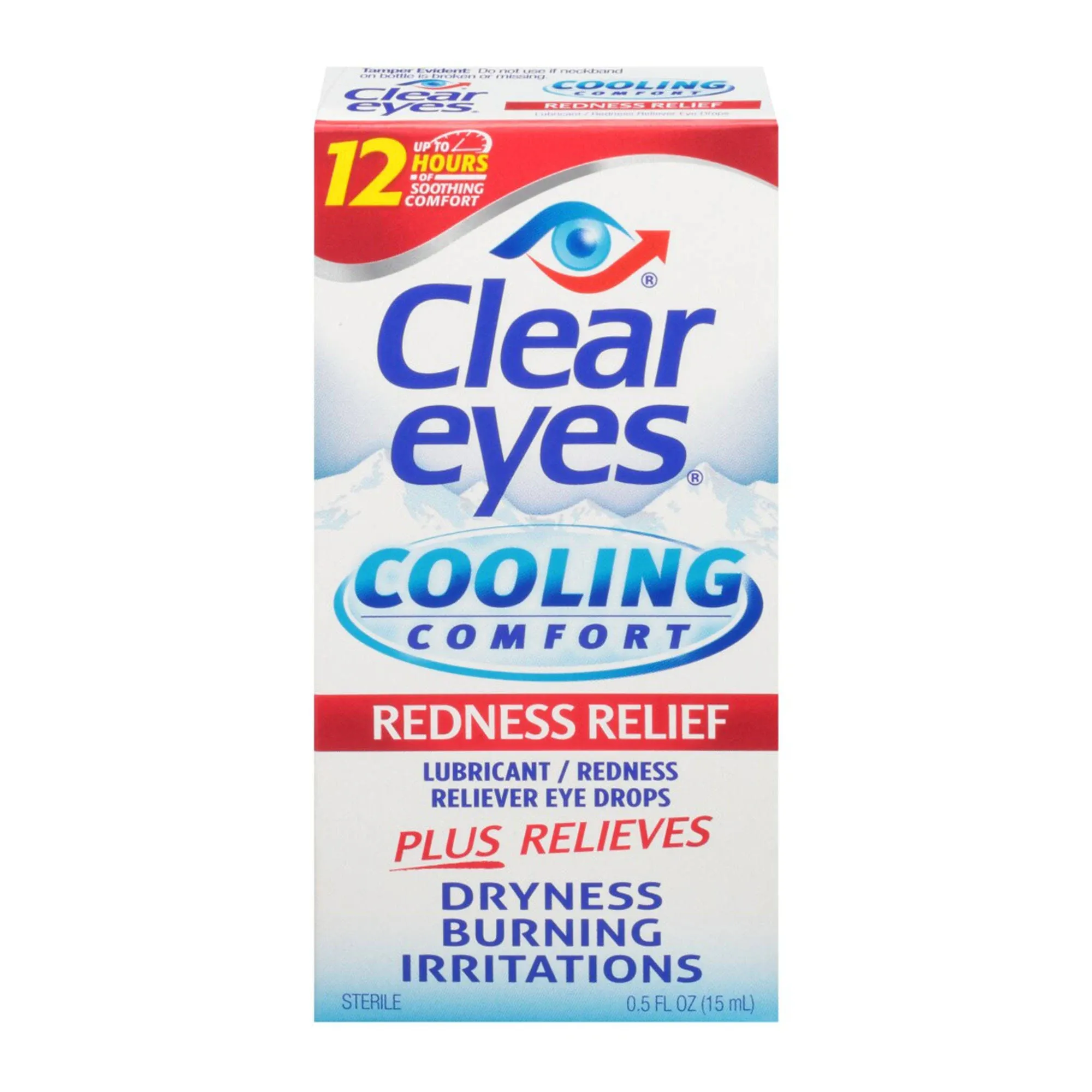 Clear Eyes Cooling Comfort Relief Eye Drops, 0.5 Fl Oz