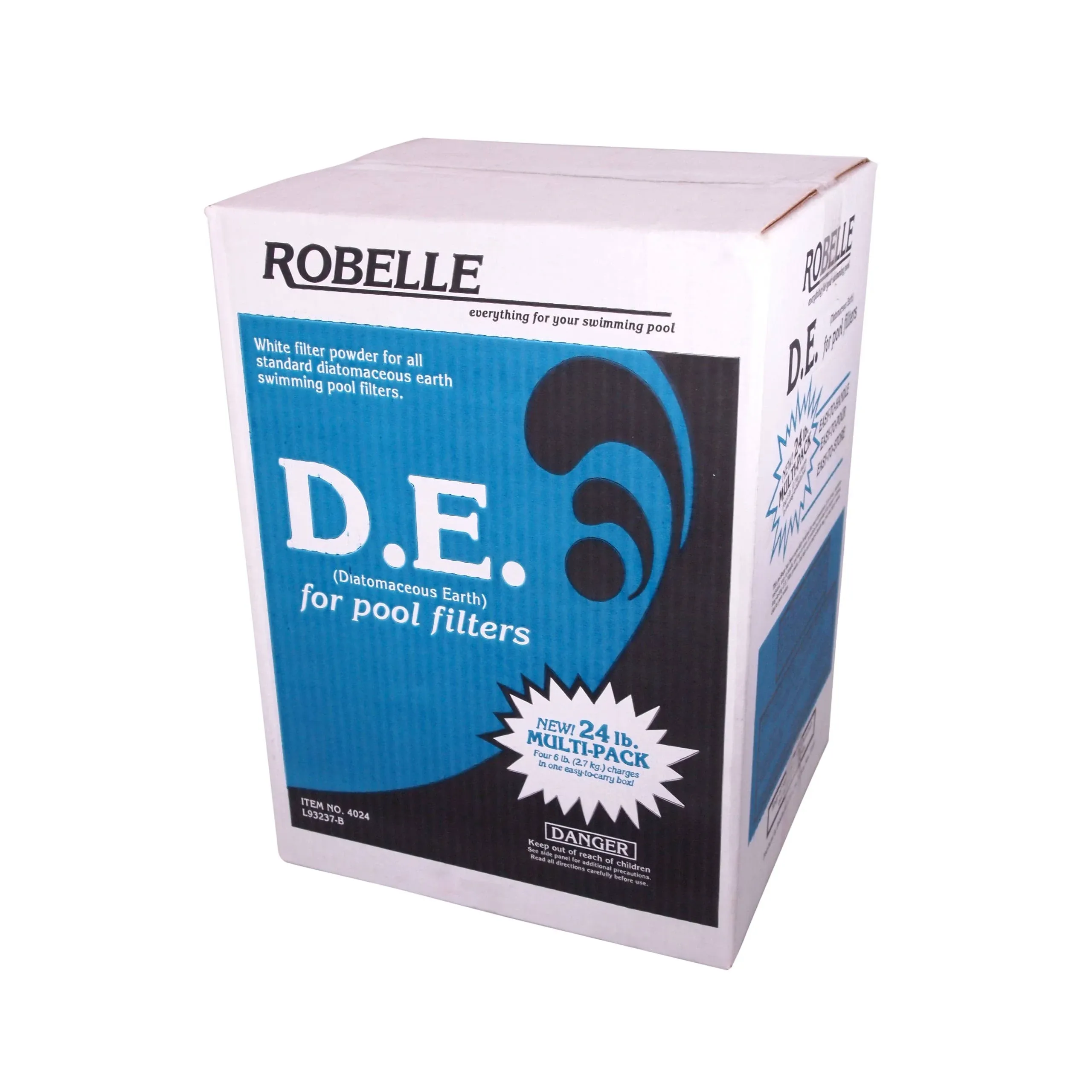 Robelle Diatomaceous Earth DE Swimming Pool Filter Powder Media - 24 Lbs