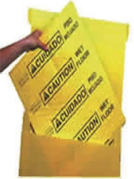 Rubbermaid Commercial Over-The-Spill Pad Tablet 25 Pads Yellow