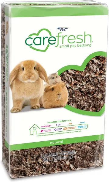 99% Dust-Free Natural Paper Small Pet Bedding with Odor Control, 60 L