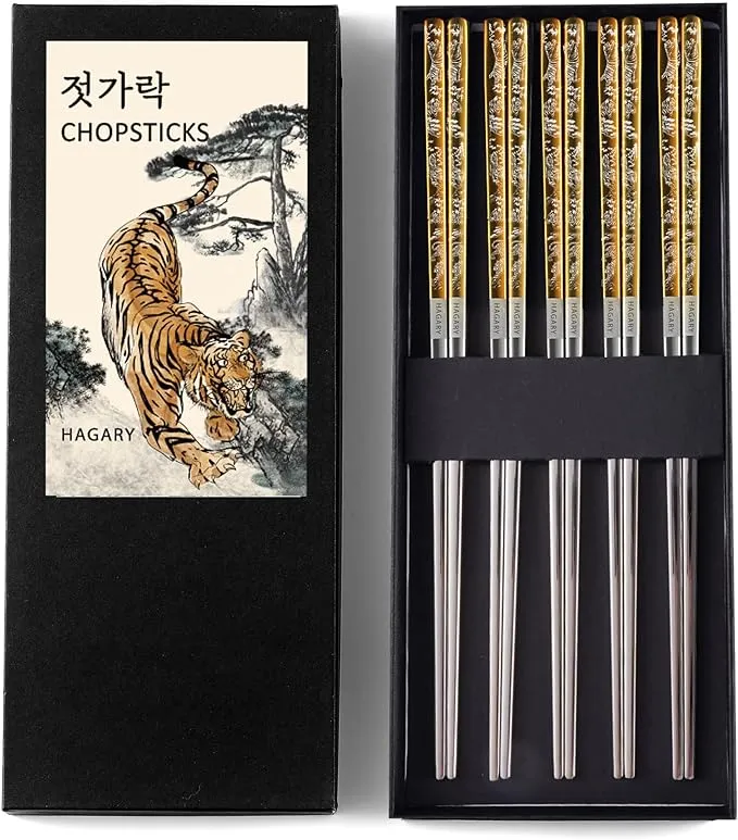 Tiger Metal Reusable Chopsticks