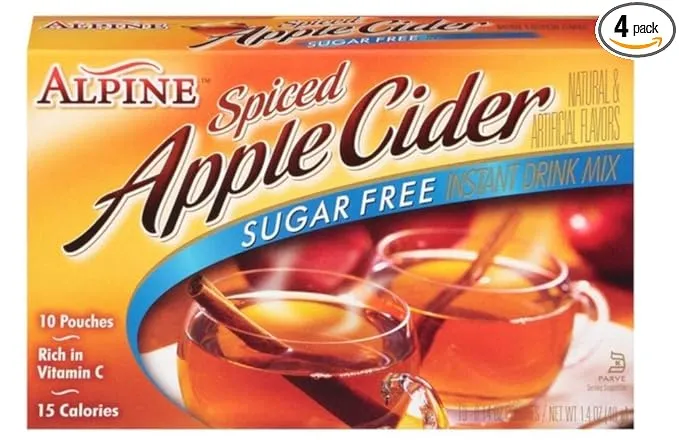 Alpine Spiced Apple Cider Sugar Free-10 pack