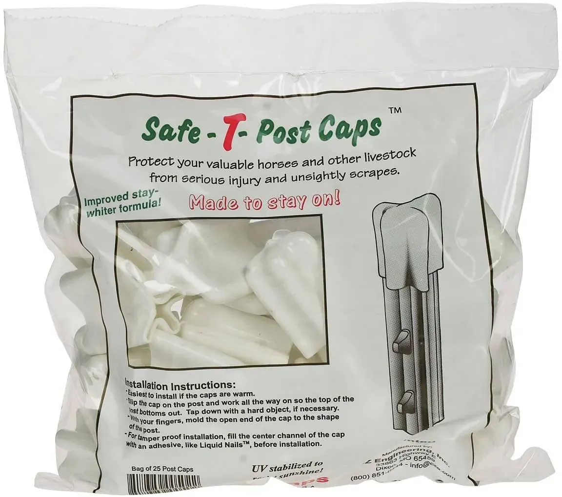 T-Post Safety Caps - 25 count