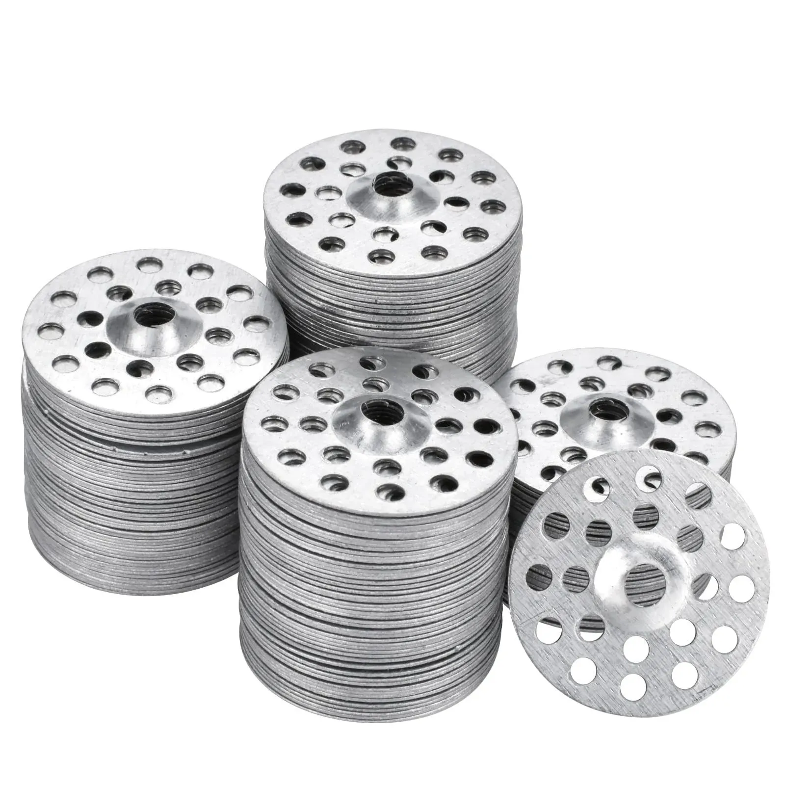 200Pcs 1 Inch Plaster Washers Metal Washers for Screws Drywall Repair Kit