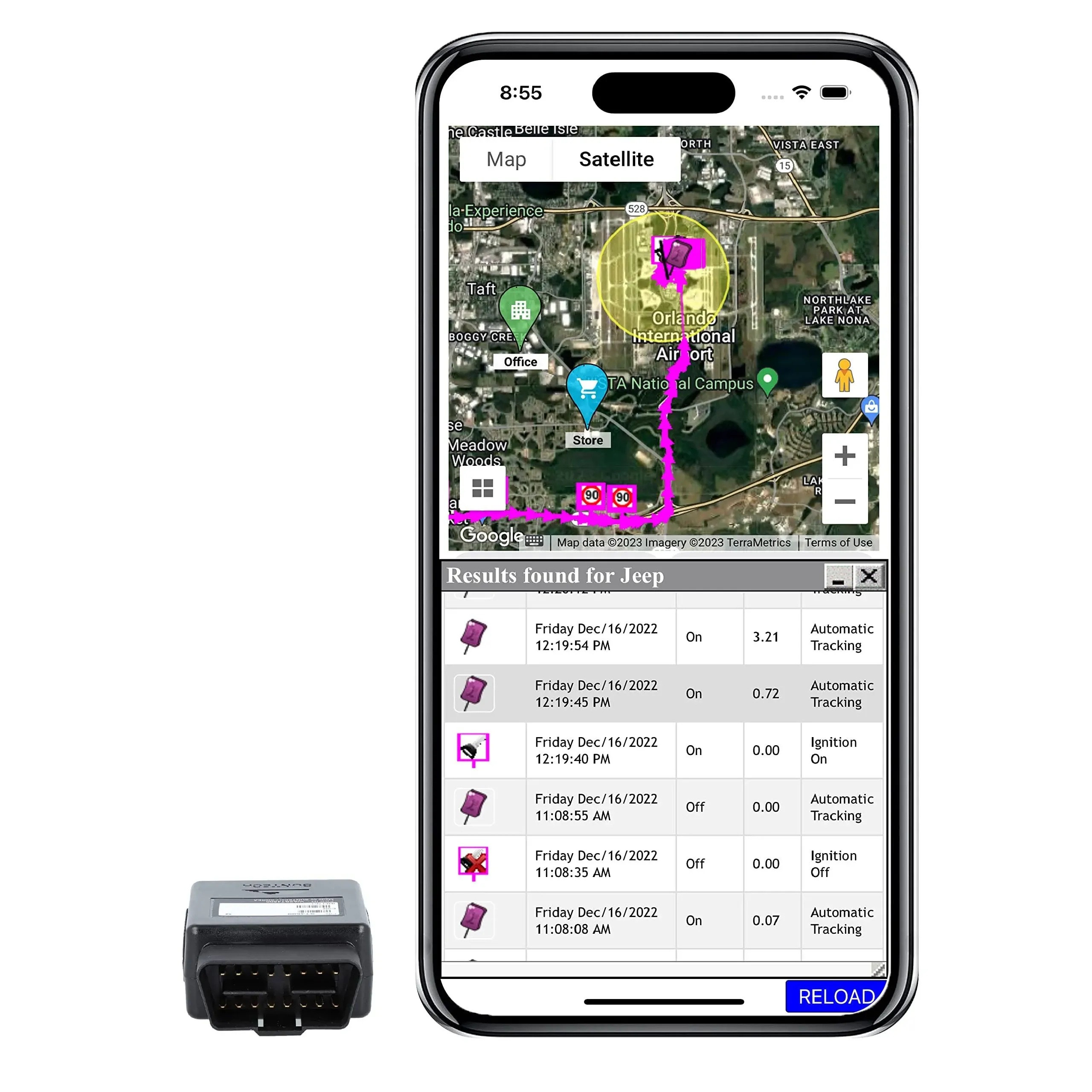 Americaloc ST4500 OBD GPS Tracker