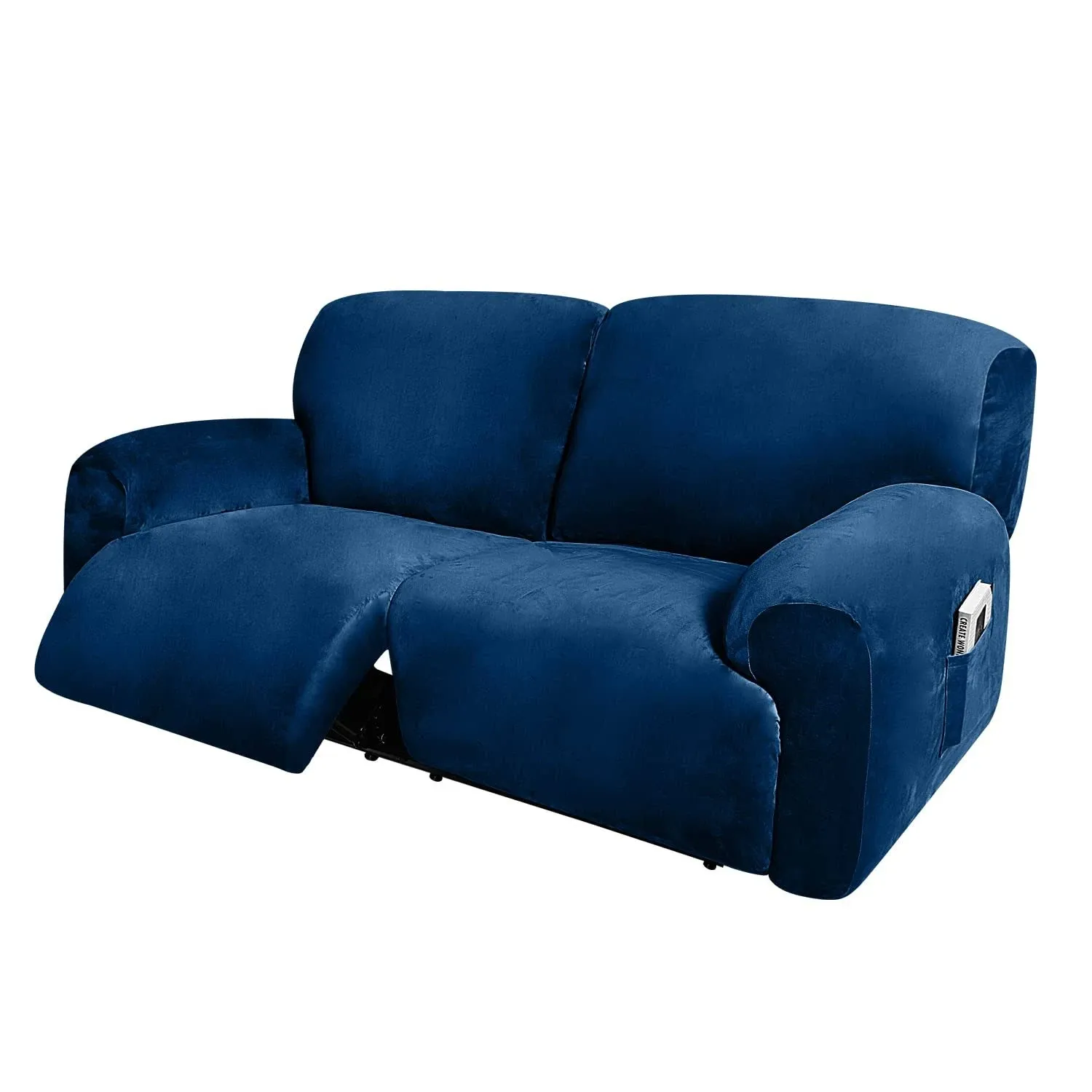 Ulticor Extra Wide 75" 100" Reclining 2 Seater Sofa Extra Wide Reclining Love Seat Slipcover