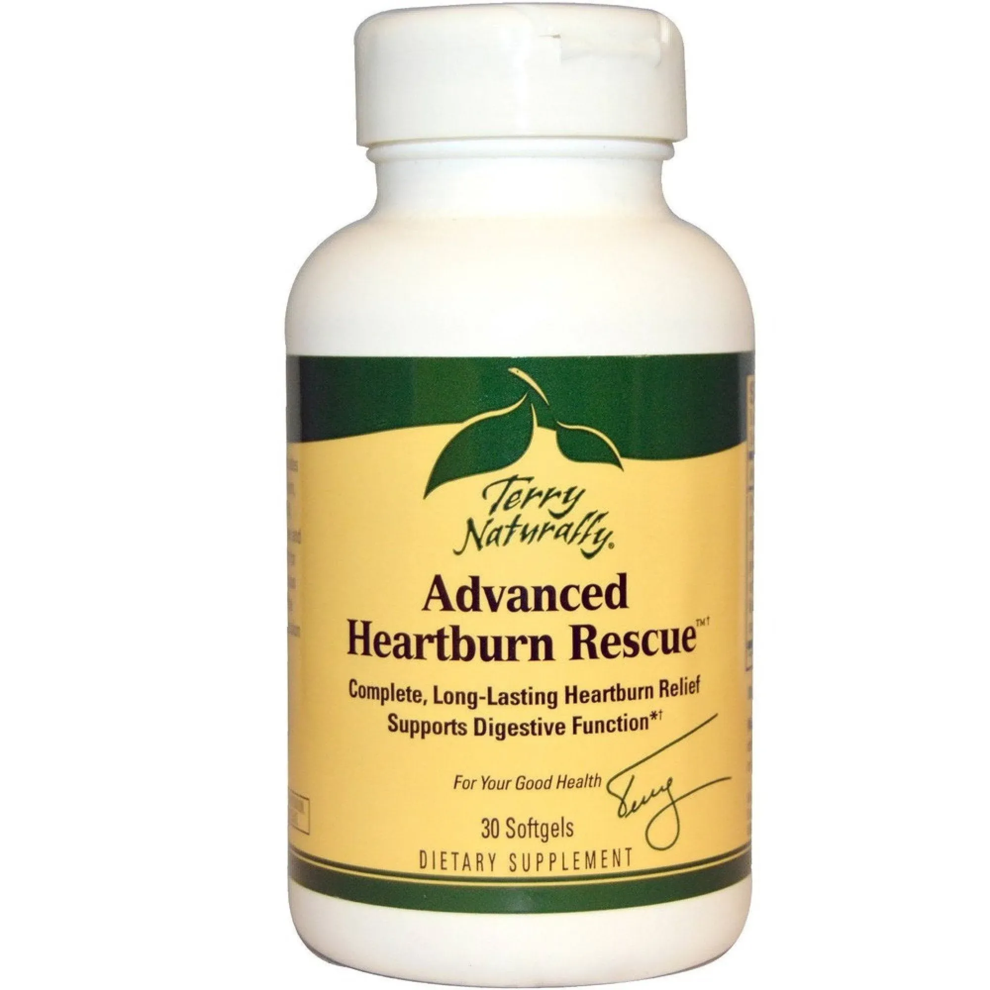 Terry Naturally Advanced Heartburn Rescue, 30 Softgels