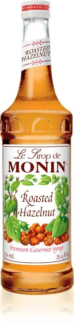 Monin Premium Roasted Hazelnut Flavoring Syrup 750 mL