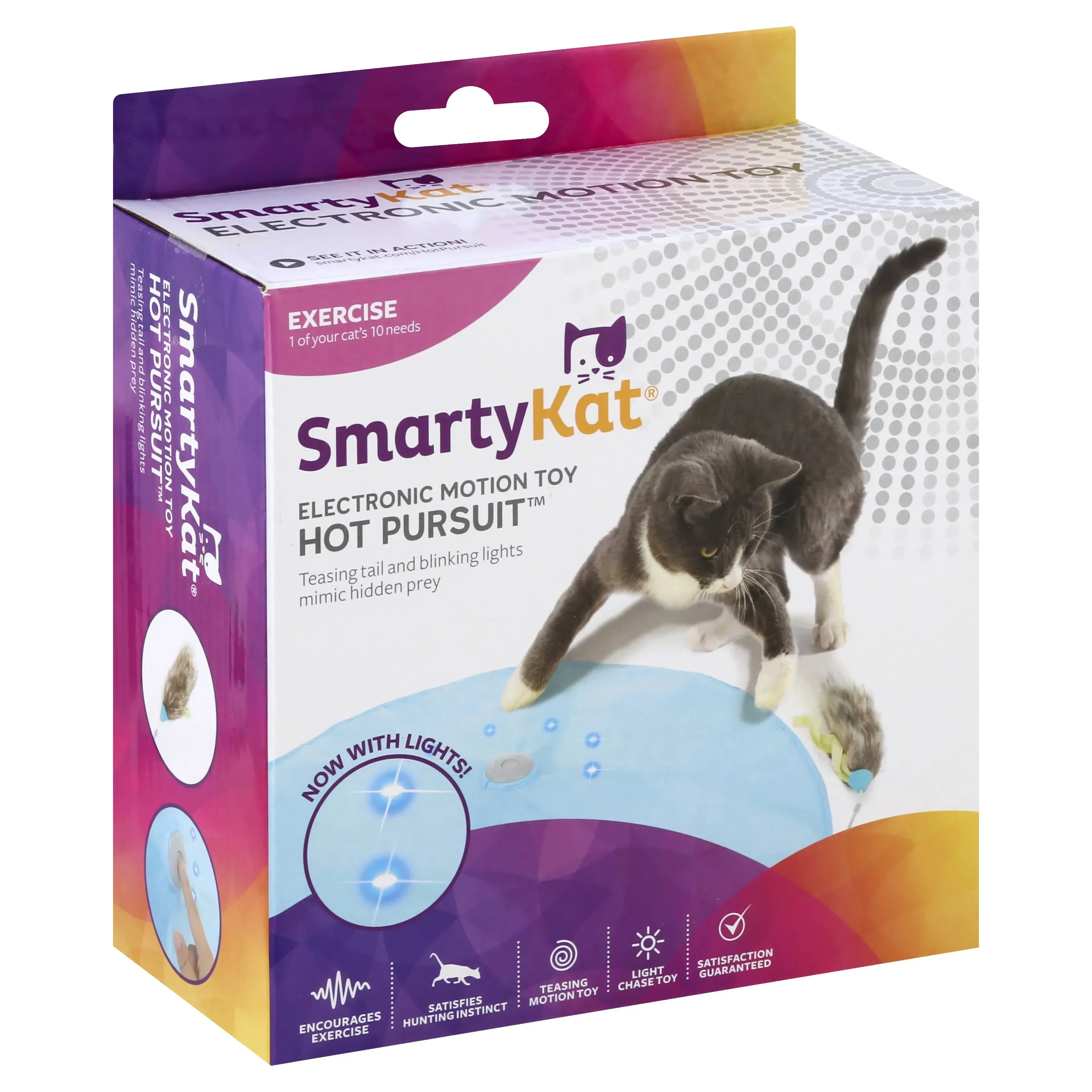 SmartyKat Cat Toy, Electronic Motion, Hot Pursuit