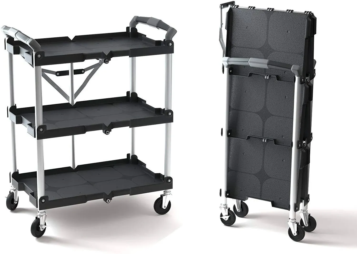 Olympia Tools 85-188 Pack-N-Roll Folding Collapsible Service Cart