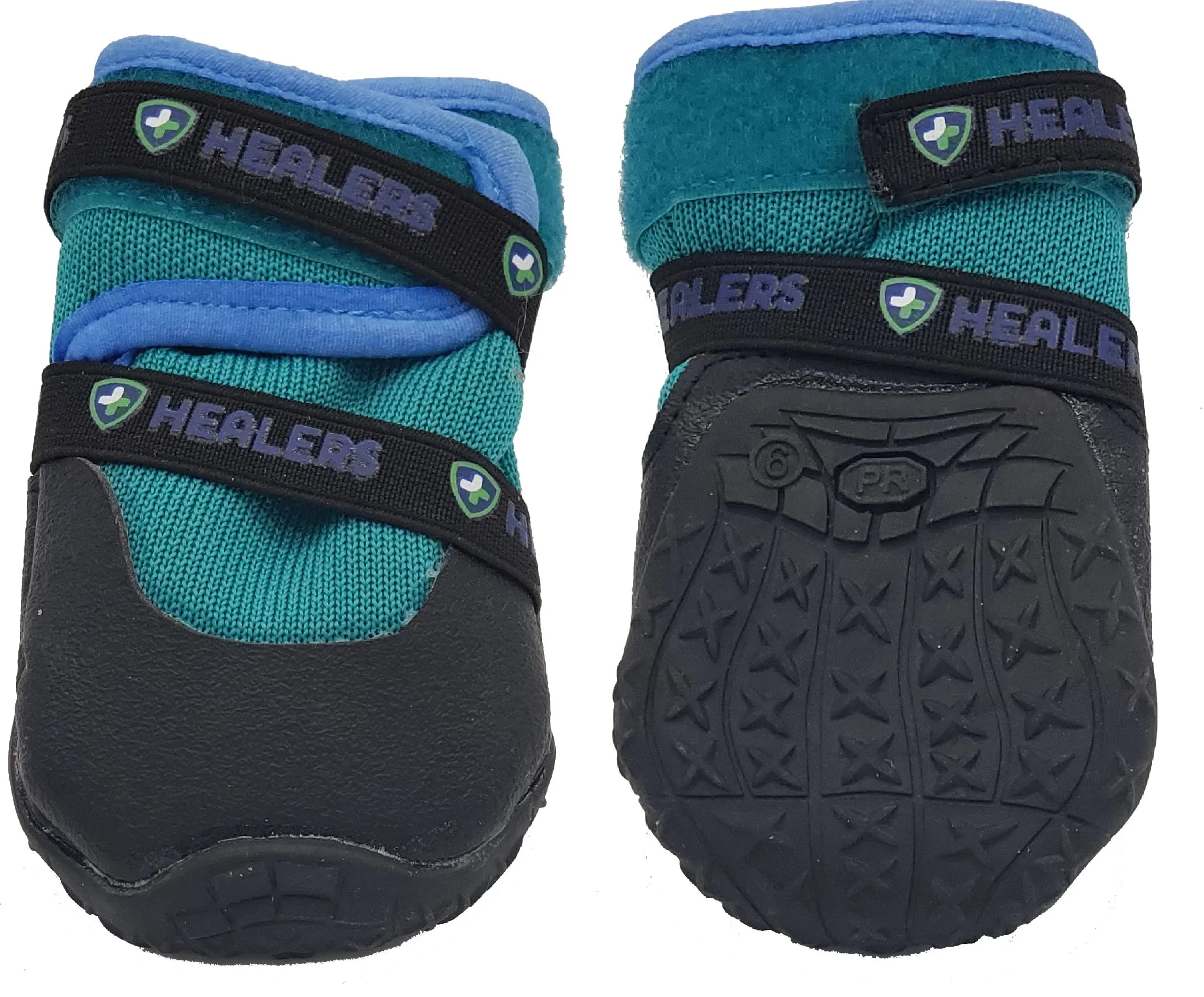 Healers Urban Walker Dog Boots - L - Teal