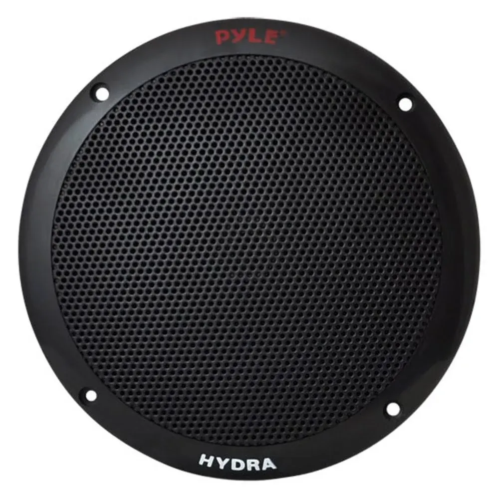 Pyle PLMR605B 6.5in Marine Speakers Dual Cone Black