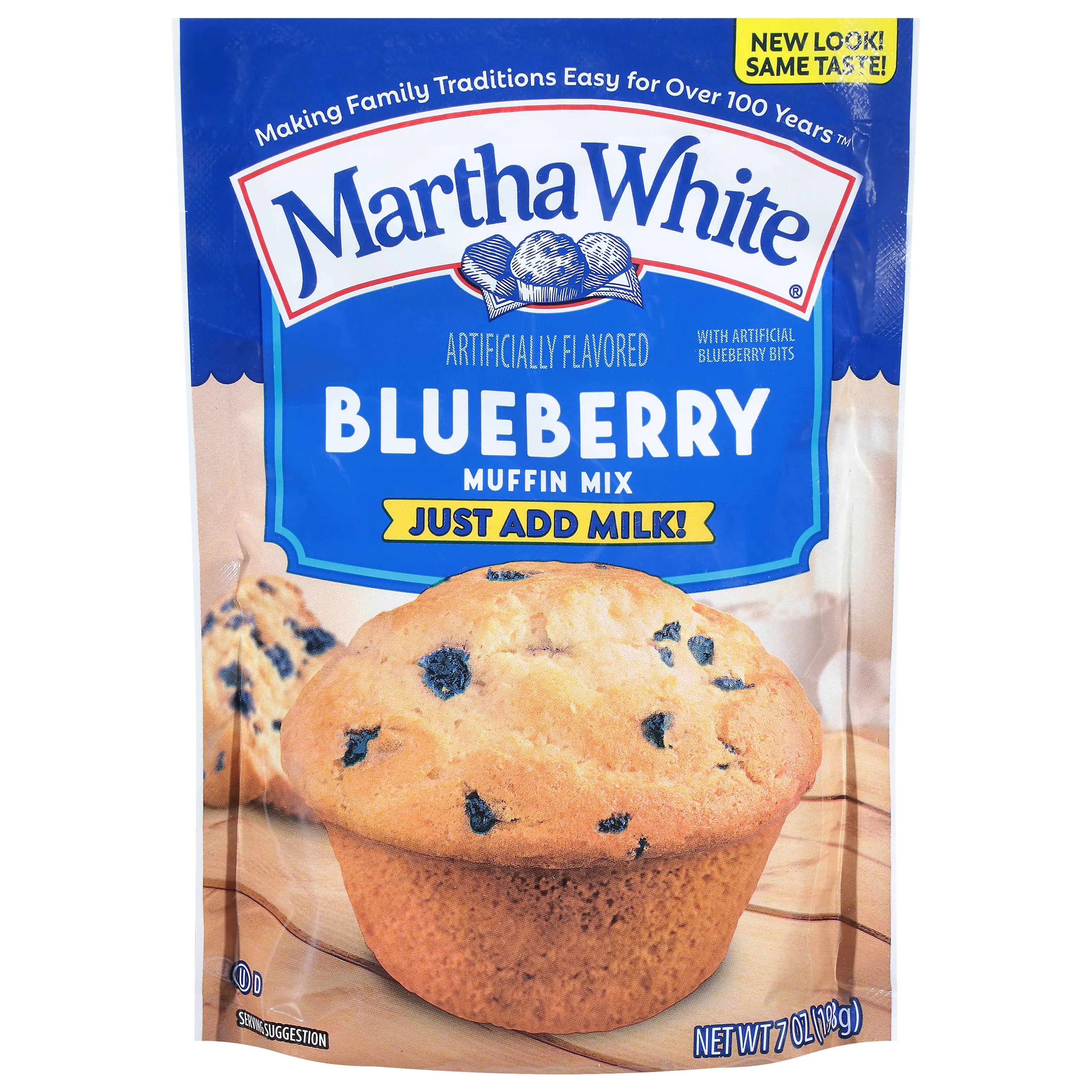 Martha White Muffin Mix, Blueberry - 7 oz