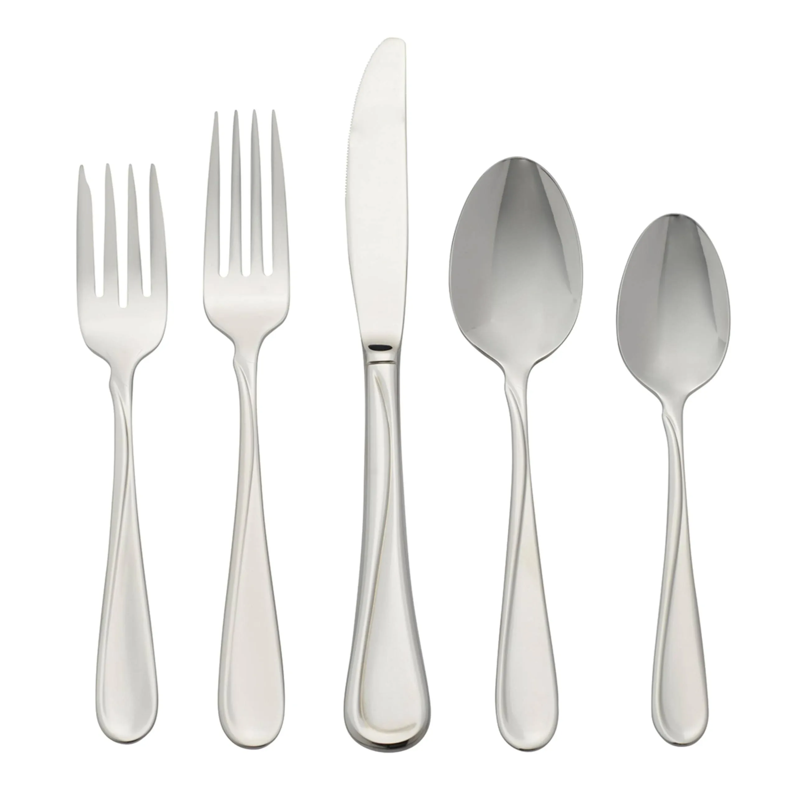 Oneida Flight 65-Piece Stainless-Steel Flatware Set, Service for 12