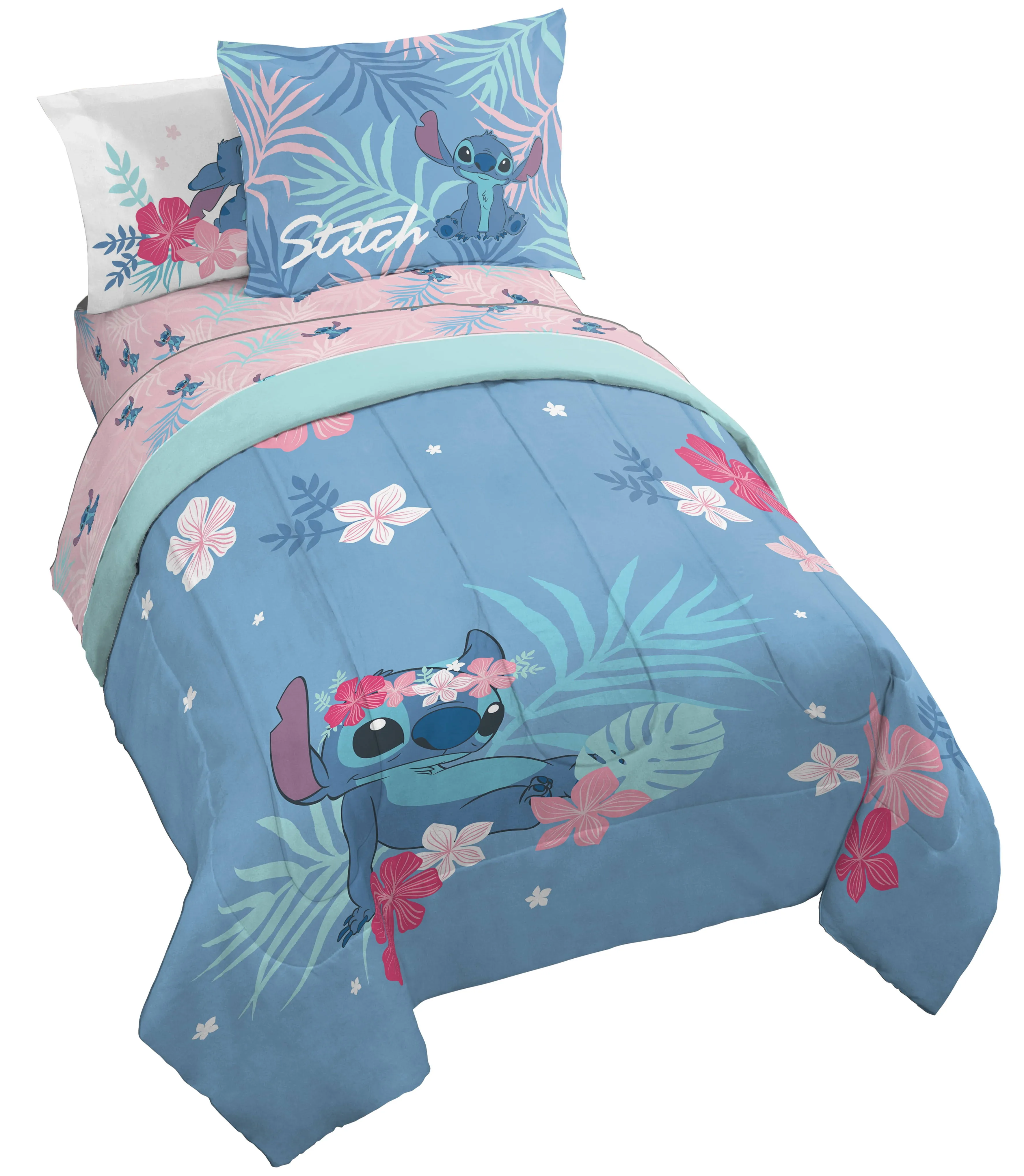 Jay Franco & Sons Disney Lilo & Stitch Paradise Dream 5 Piece Twin Bed Set