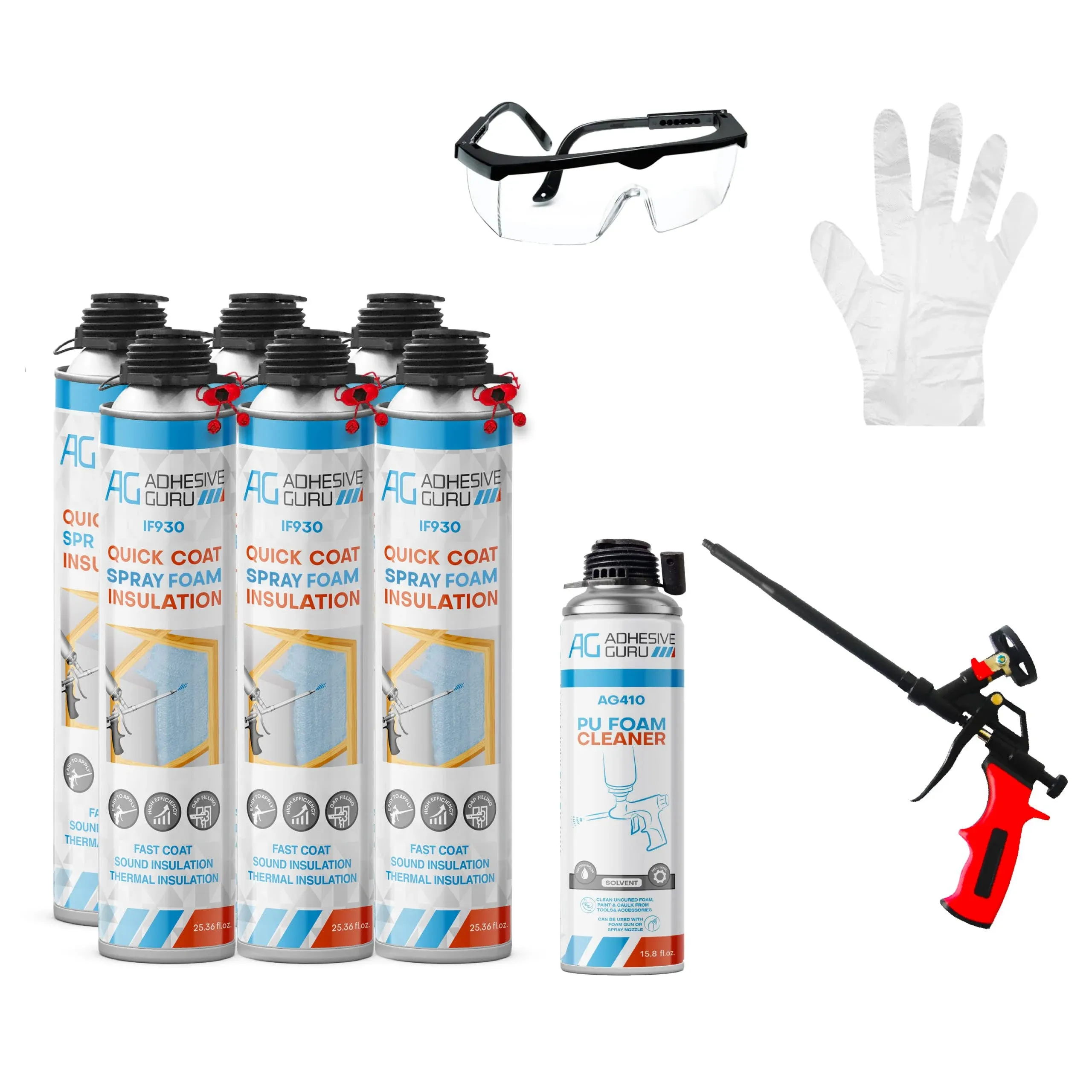 Adhesive Guru Spray Foam Insulation Kit