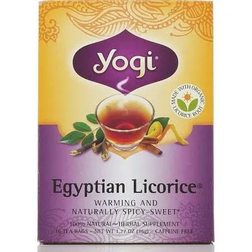 Yogi Egyptian Licorice 16 Tea Bags