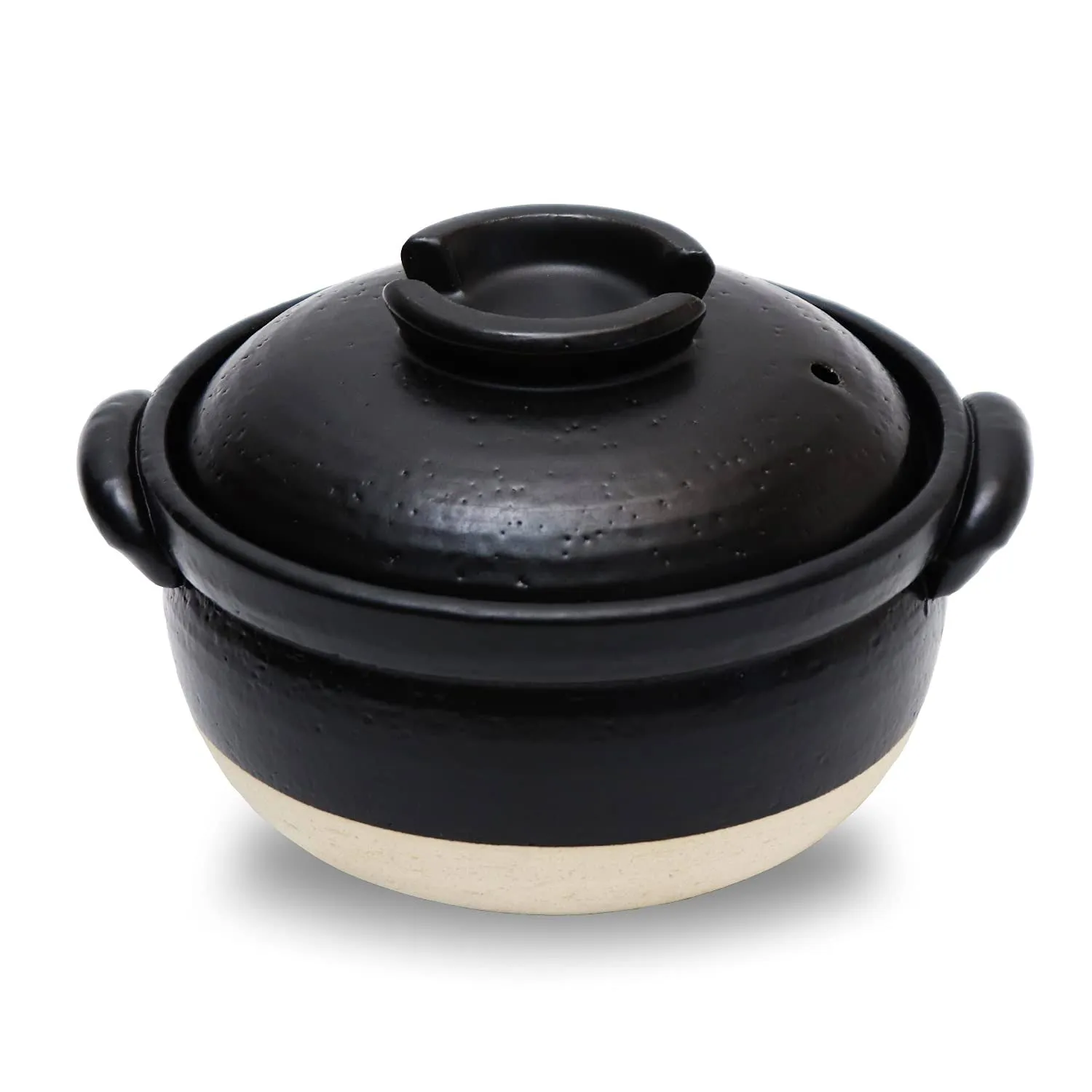 DONABE Clay Rice Cooker Pot Casserole Japanese Style Made in Japan for 1 to 2...