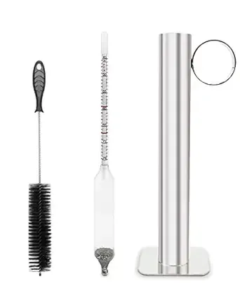 Maple Syrup Hydrometer, Baume and Brix Scale, Maple Syrup Density Kit Syrup H...