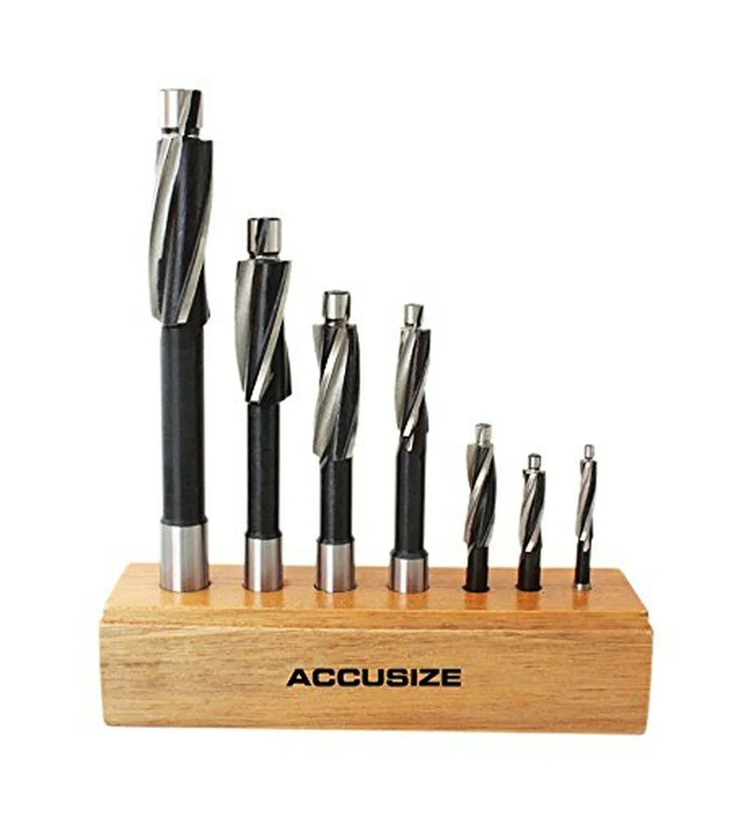 1.98 Pounds Industrial Tools 7 Pc Metric Solid Capscrew Counterbore Set 3 Flute