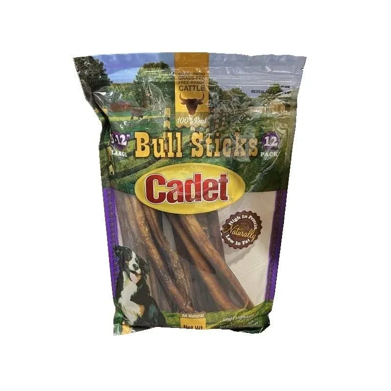 Cadet 9-12" Bull Sticks, 12 Count 