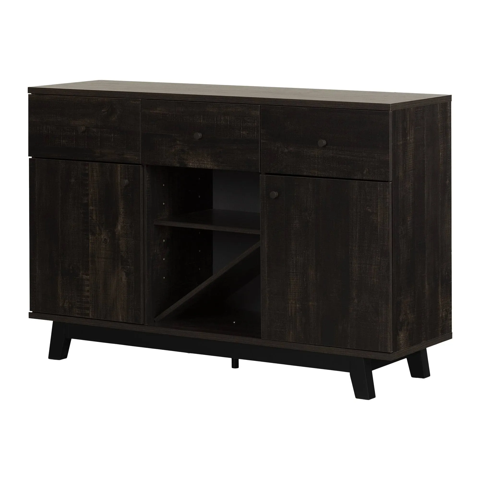 South Shore Bellami Buffet with Wine Storage