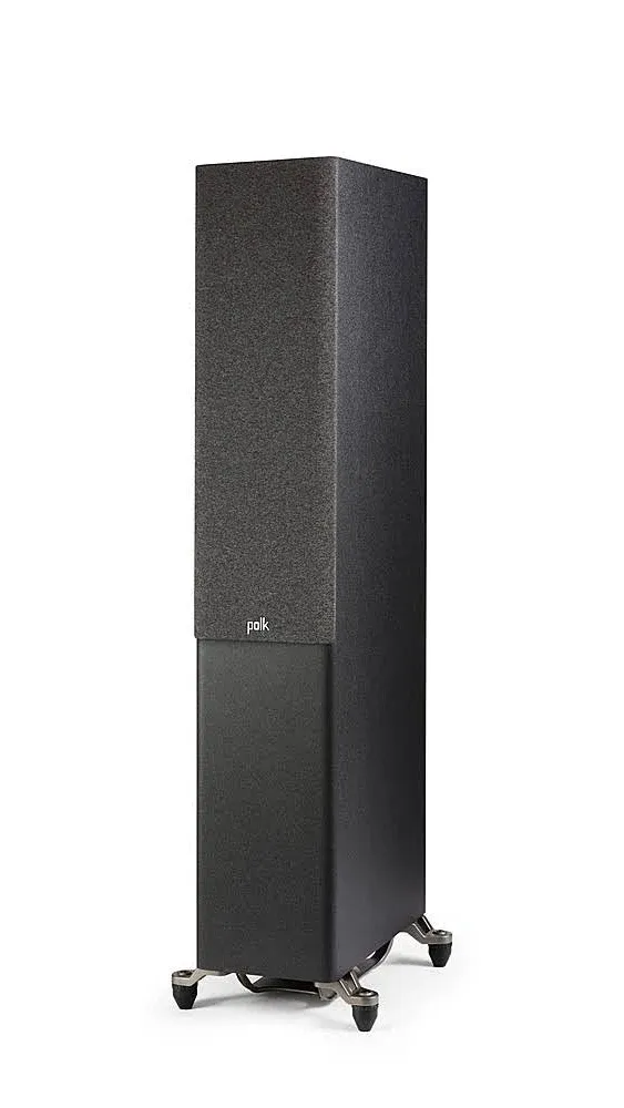 Polk Audio - Polk Reserve Series R600 Floorstanding Tower Speaker, New 1" Pinnacle Ring Tweeter & Dual 6.5" Turbine Cone Woofers - Black