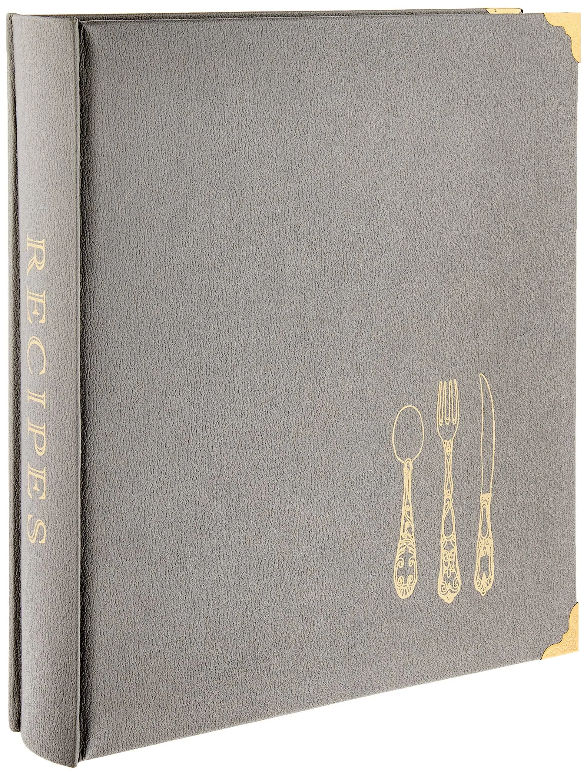 C.R. Gibson Leatherette Recipe Binder