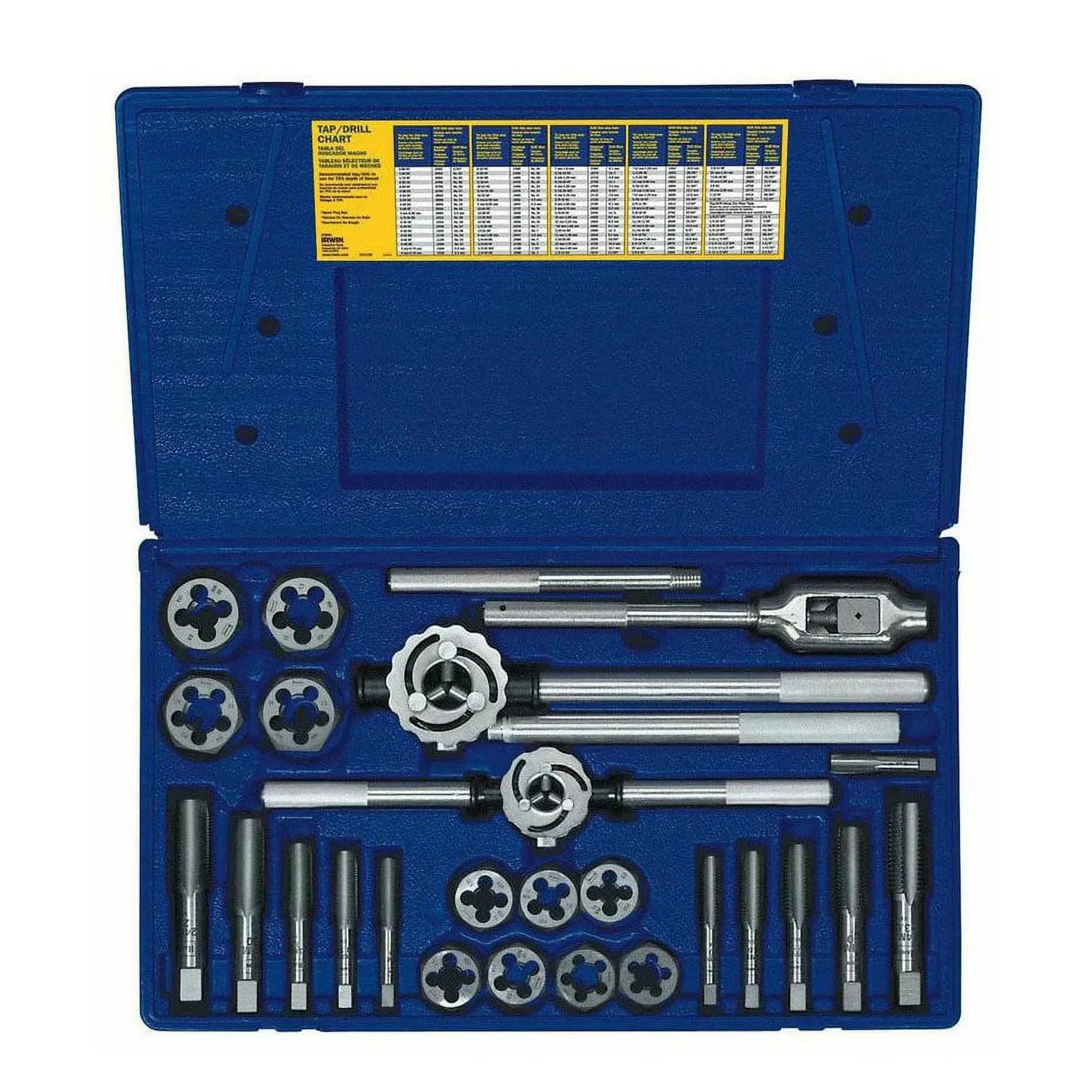 25-pc Fractional Tap  and  Adjustable / Solid Round Die Set