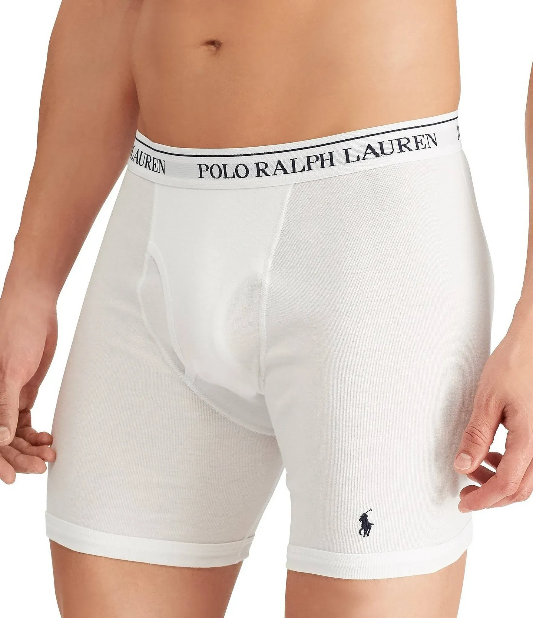 Polo Ralph Lauren Classic Fit Long Leg Boxer Briefs 3-Pack - L