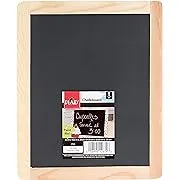 Plaid .25 in. H x 8.5 in. W x 10.5 in. L Natural Beige Wood Chalkboard - Total Qty: 3